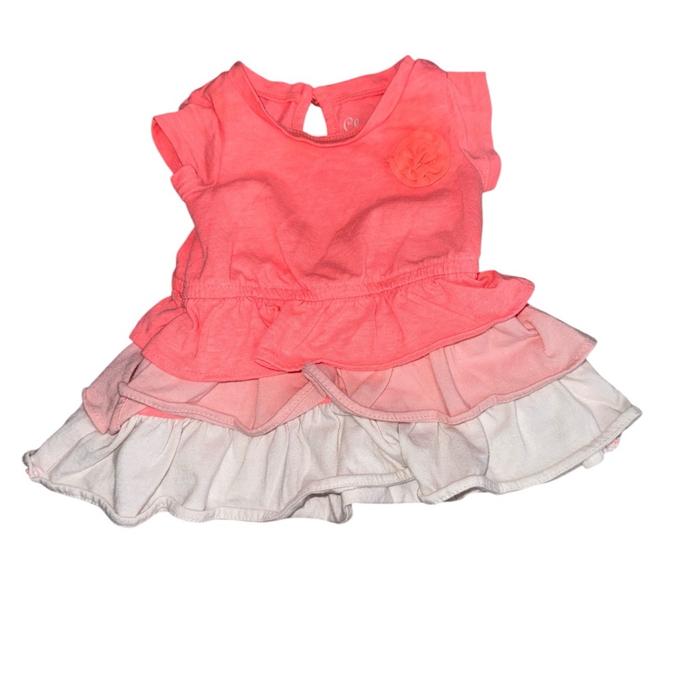 0-3M Cherokee Pink and White Baby Dresses Bundle Set - Picture 3 of 4